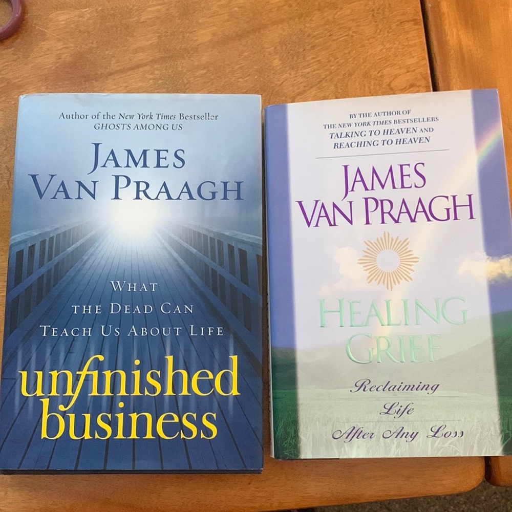 James van praagh books.  2 books. Great condition